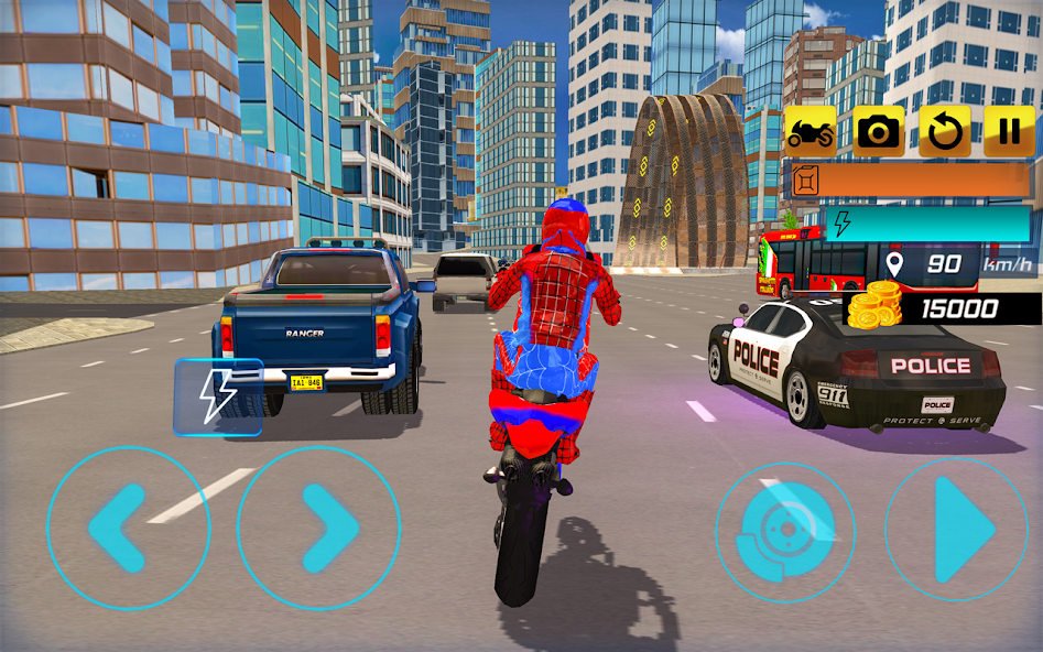 Superhero Stunt Bike Simulator