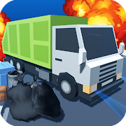 Crazy Road: Trash Dump Truck