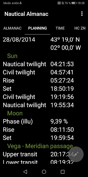 Nautical Almanac