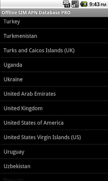 Offline SIM APN Database Pro