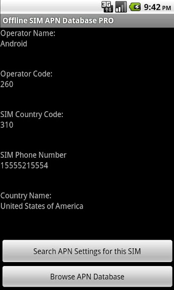 Offline SIM APN Database Pro