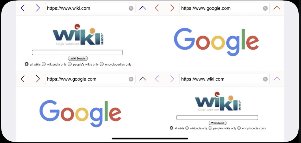 BrowserX4: 4 Browsers at Once