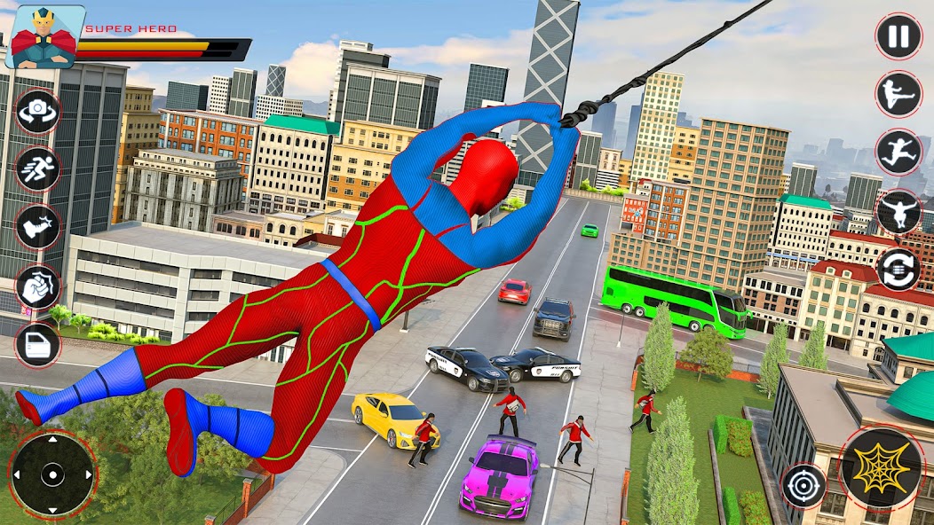 Spider Rope Hero Flying Games