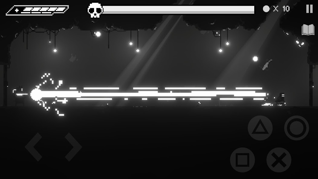 Narrow Dark Cave 2d pixel game 