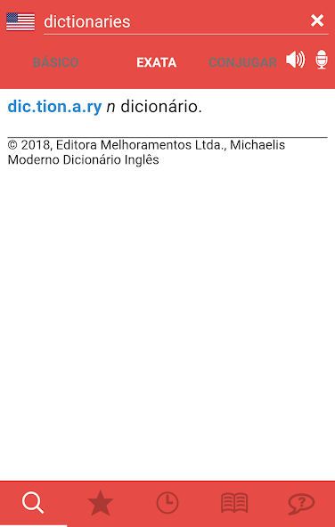 Dicionário Michaelis Inglês