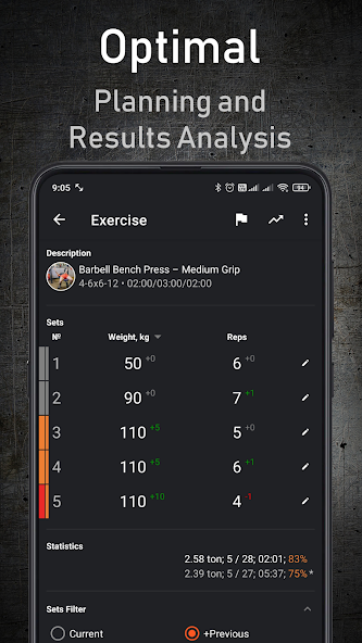 GymUp PRO - workout notebook