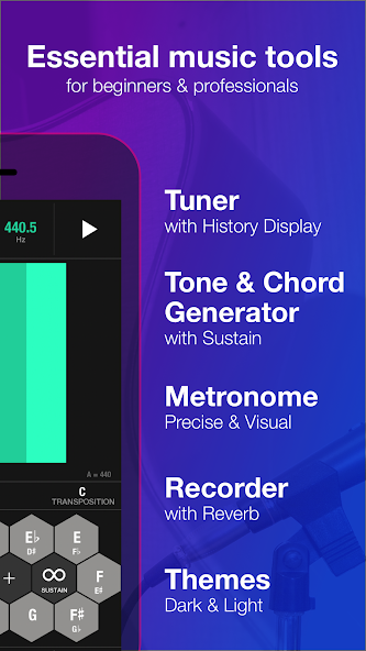 Tunable: afinador y metrónomo