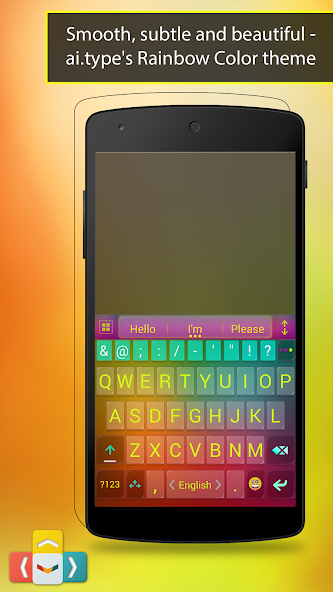 ai.type Rainbow Color Keyboard