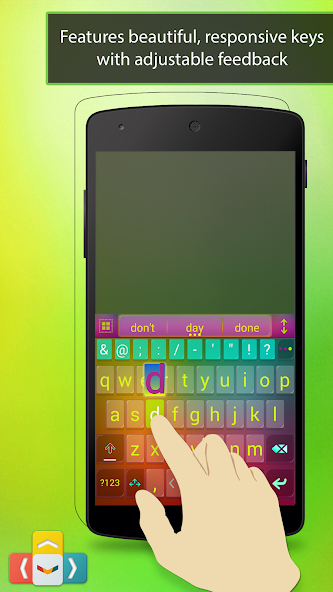 ai.type Rainbow Color Keyboard