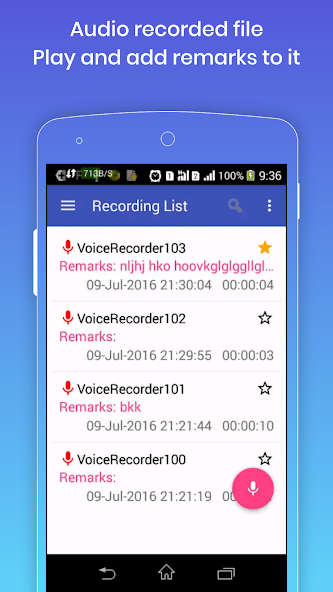 Voice Recorder for Android PRO