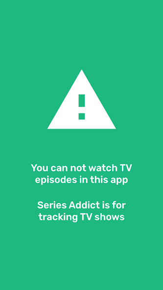 Series Addict - TV Show Tracke