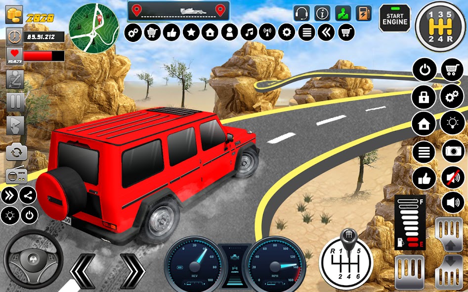 Mountain Climb Drive Car Game 