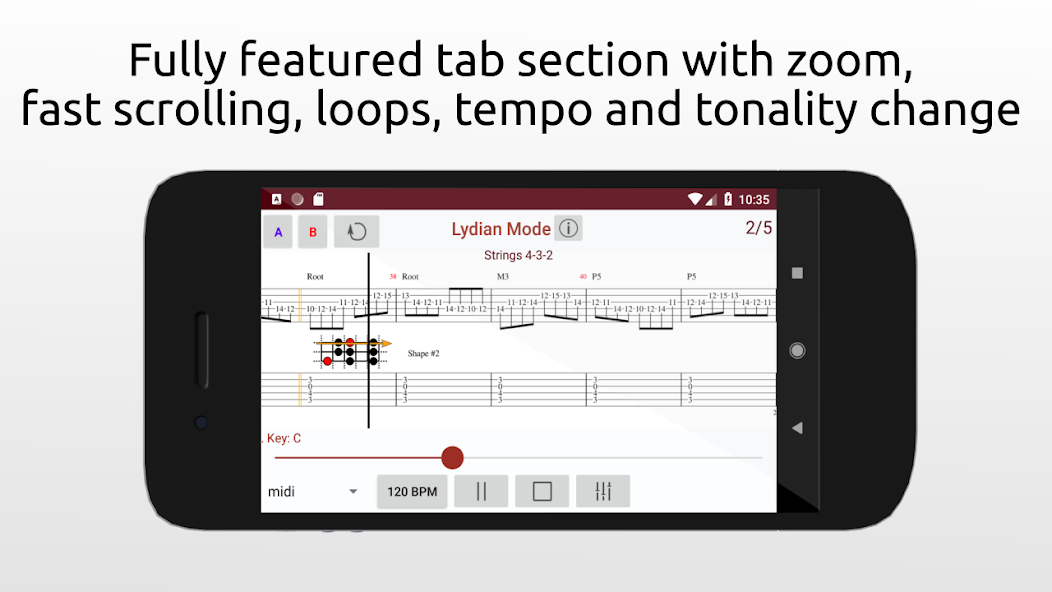 iGuitar - Major Scale Modes