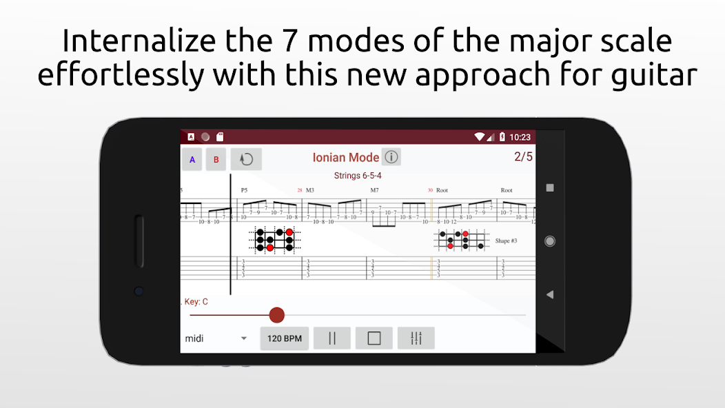 iGuitar - Major Scale Modes