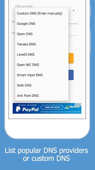 Change DNS (No Root 3G/Wifi)