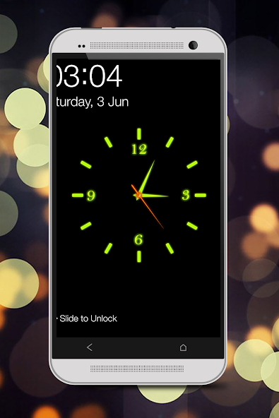 Glowing Clock Live Locker