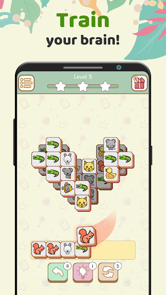 3 Tiles - Match Animal Puzzle 