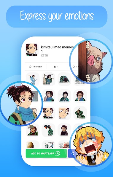 Anime Stickers for WhatsApp