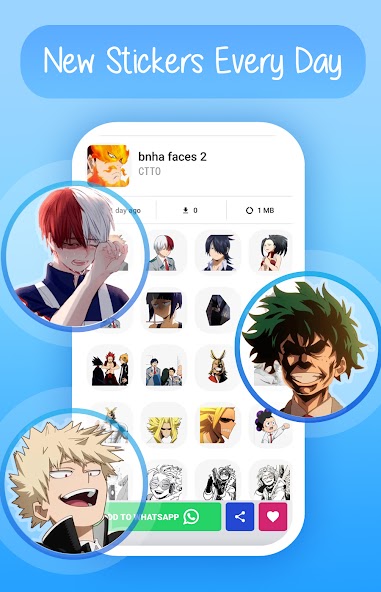 Anime Stickers for WhatsApp