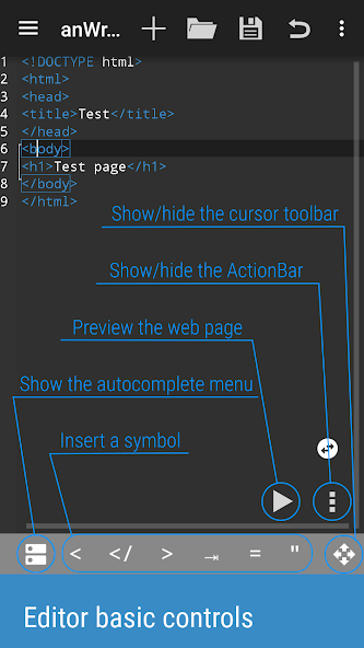 anWriter text editor