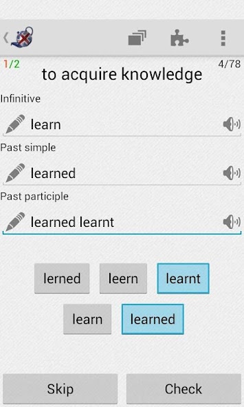 Irregular verbs Pro