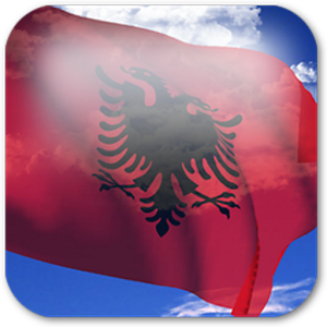 3D Albania Flag