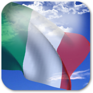 3D Italy Flag