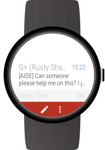 Mail client for Wear OS watche