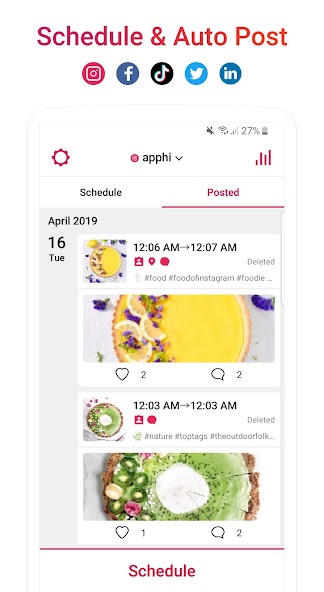 Apphi: Schedule Social Media