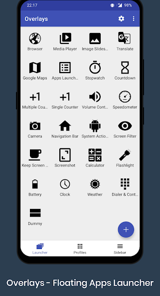 Overlays - Floating Launcher