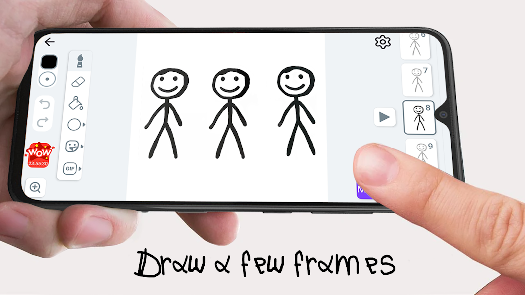 Stickman: draw animation maker 