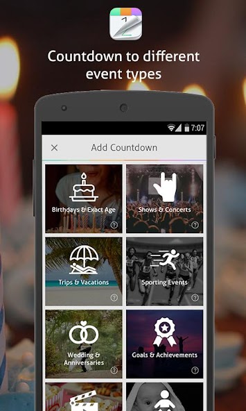 Countdown+ Widget Calendar