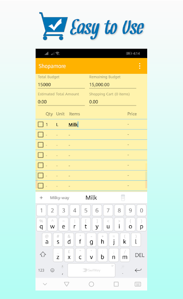 Shopamore+ Shopping List, Budget & Expense Tracker