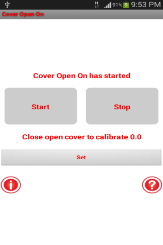 Cover Open On