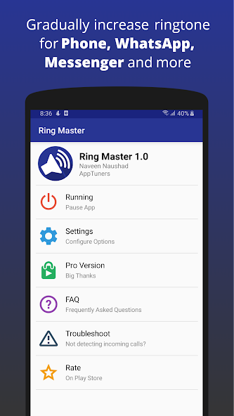 Ring Master - Increasing Ringt