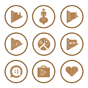 Brown On White Icons By Arjun Arora