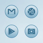 Bubble Gum Blue Icons