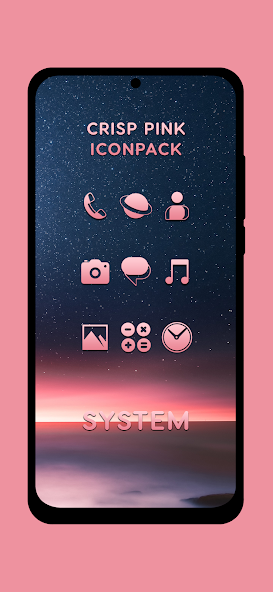 Crisp Pink Icons