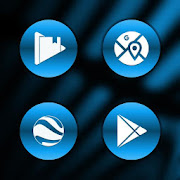 Metallic Blue Icons By Arjun Arora