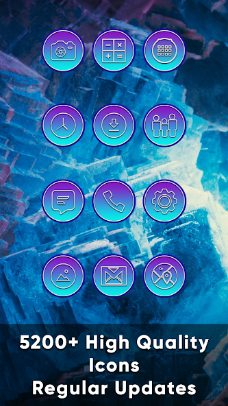 Tango Purple Blue Icons