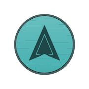 Wooden Radial Teal Icons