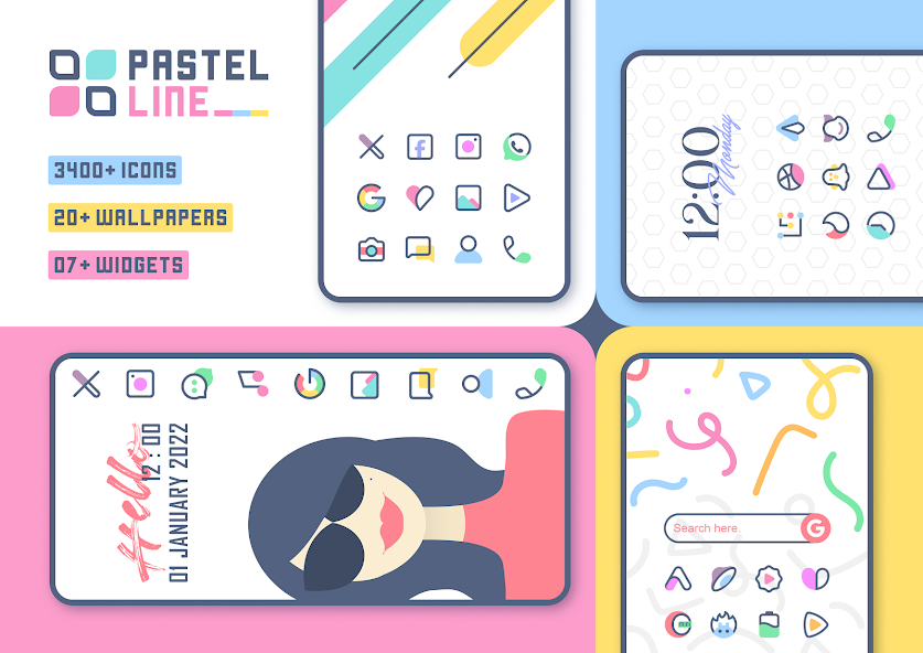 PastelLine IconPack