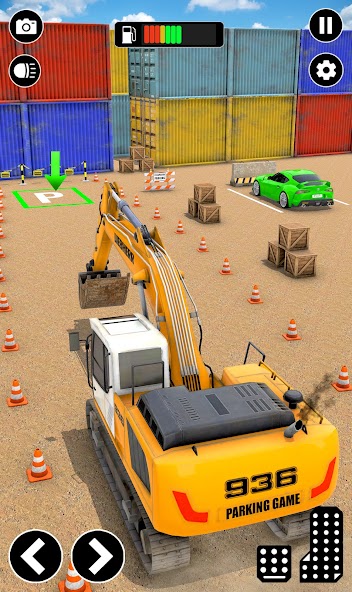 Real Excavator 3D Parking Game 