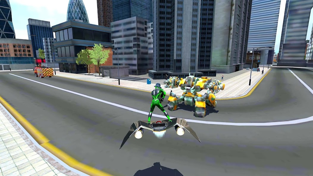 Rope Frog Ninja Hero Car Vegas 