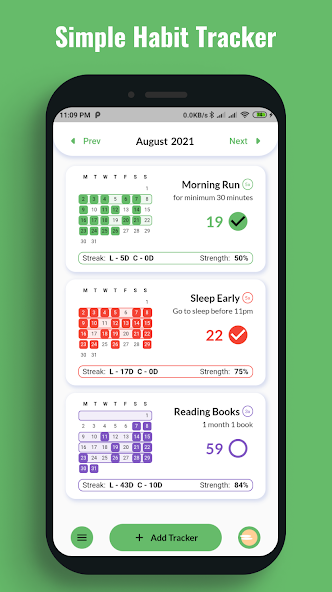 EZ Habit: simple habit tracker