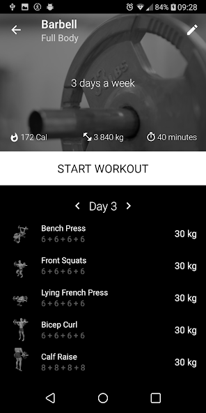 Barbell Home Workout