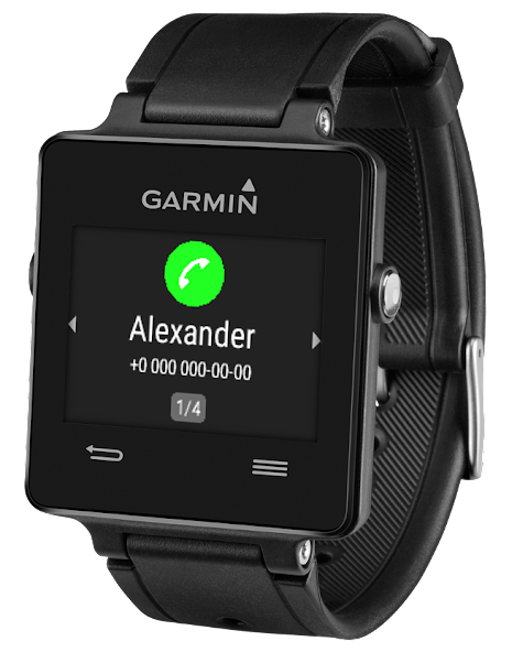 Dialer for Garmin Connect IQ W