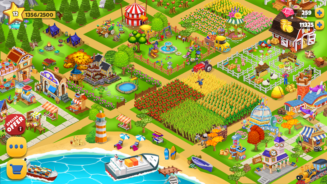 Farm Day Farming Offline Games 