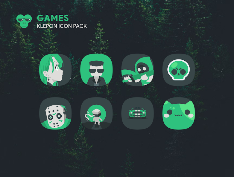 Klepon: Dark Icon Pack