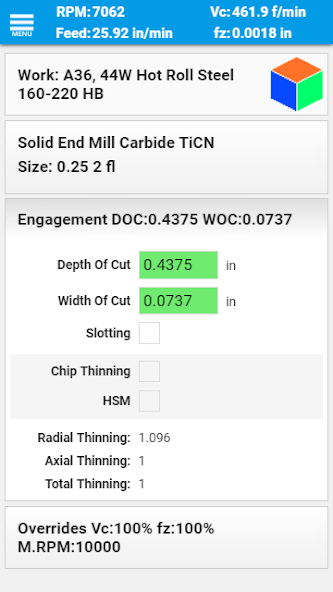 FSWizard Pro Machinist Calc